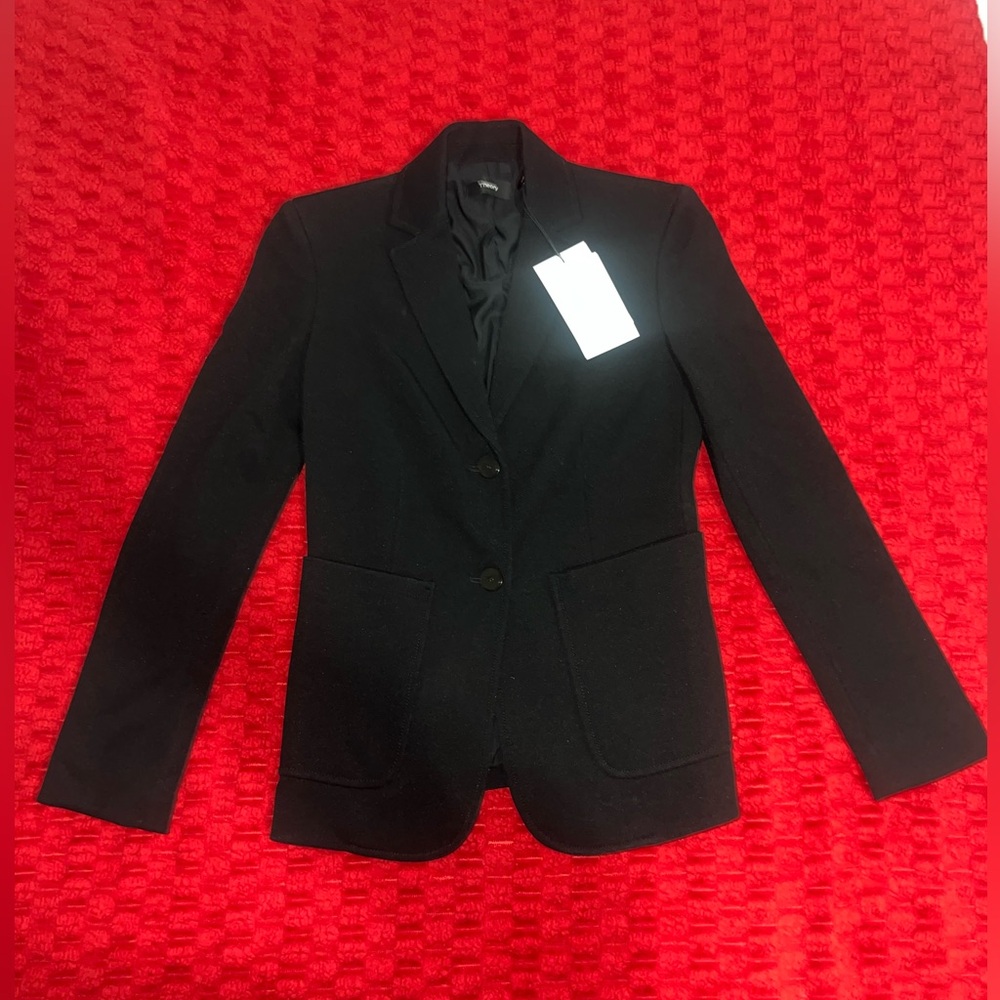 Theory NWT Women’s Black Blazer Jacket Size XS
